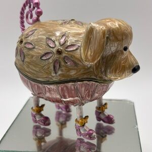 Whimsical Dog Trinket Box